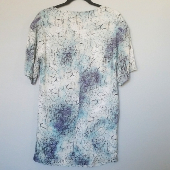 1. State surf city multicolor Short Sleeve Y2K Micro Mini dress NWT size small - Picture 6 of 6